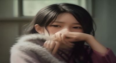 正版视频平台版权授权协议签署现场，双方代表握手，背景为平台LOGO展板